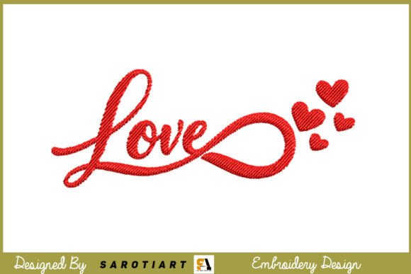 Download Love Valentine Design Embroidery T-shirt - Valentine design Collection