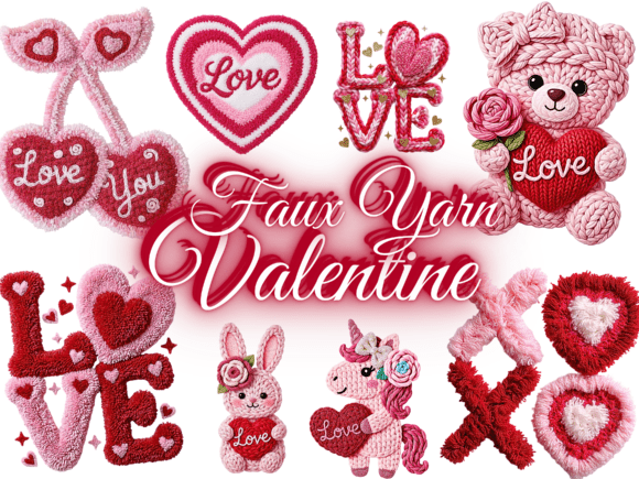 Download Valentine Png Faux Yarn Valentines Png - Faux yarn valentines png Collection