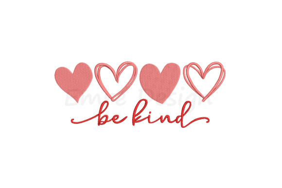 Download Be Kind Embroidery, Valentine Design - Valentine design Collection