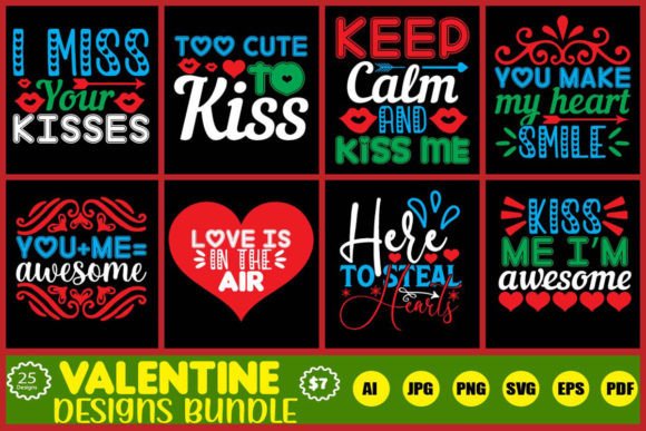 Download Valentine Designs Bundle - Valentine design Collection